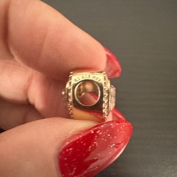 PANDORA Rose Gold Pink Sparkling Love Heart Charm 787608NPM - Picture 4 of 4